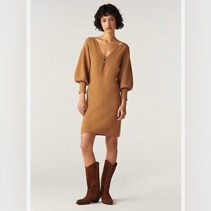 Ba&Sh Hazia Dress, BNWT, size “3” (US 8/10)
